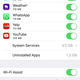 Down at the bottom of Settings > Cellular